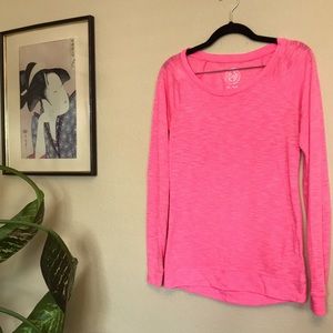 Sheer long sleeve shirt